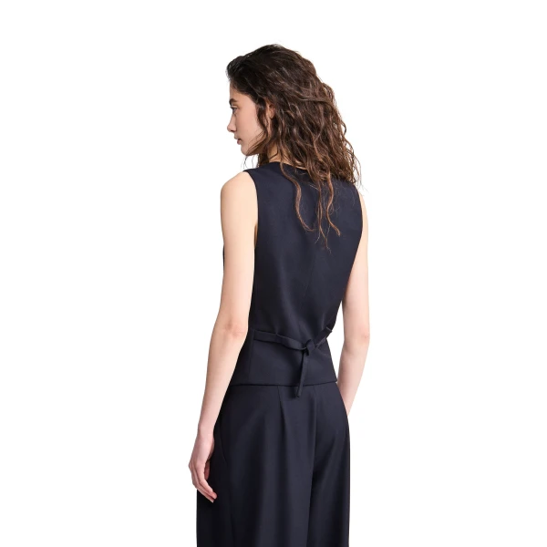 Alanui Giorgio Armani for Alanui Waistcoat in Navy