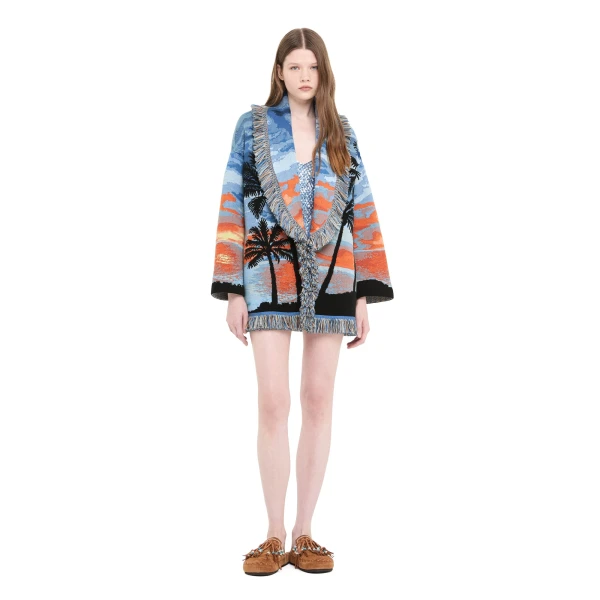 Alanui Hawaiian Sunset Cardigan in Onda Multicolour