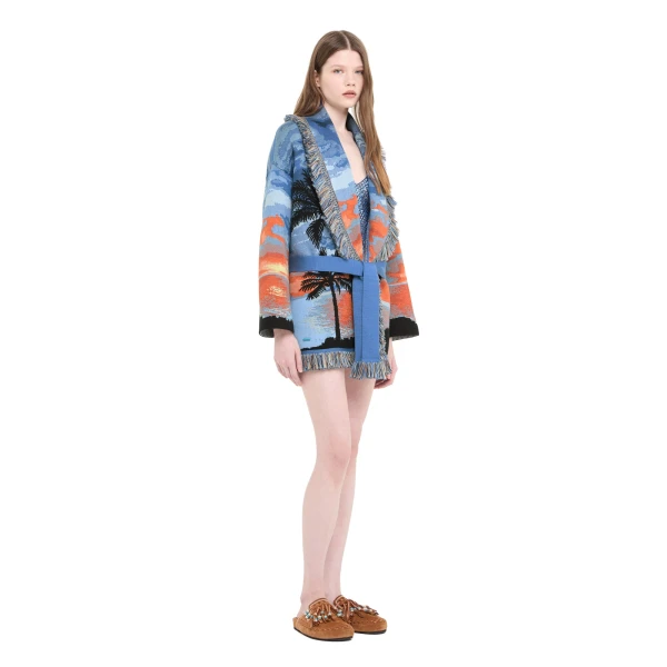Alanui Hawaiian Sunset Cardigan in Onda Multicolour