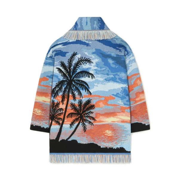 Alanui Hawaiian Sunset Cardigan in Onda Multicolour | Cardigan | Coveti