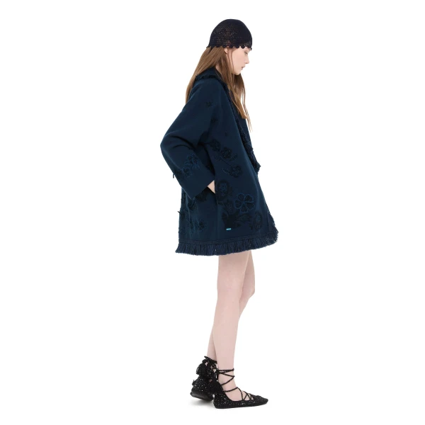 Alanui Nature In Bloom Cardigan in Oceano