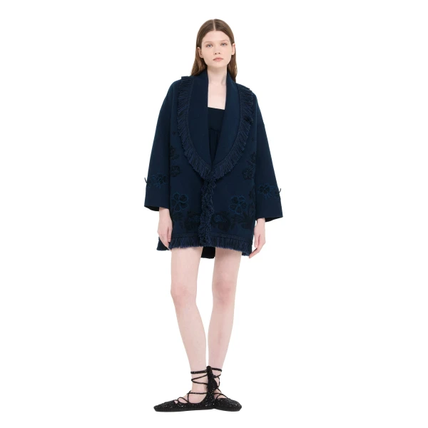 Alanui Nature In Bloom Cardigan in Oceano