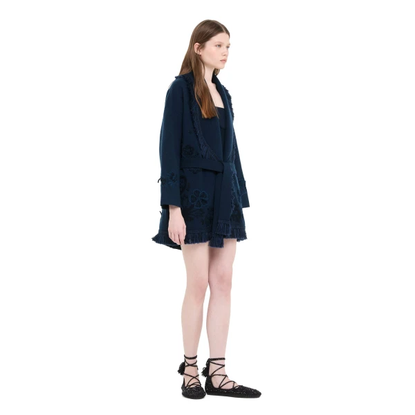 Alanui Nature In Bloom Cardigan in Oceano