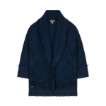 Alanui Nature In Bloom Cardigan in Oceano | Cardigan | Coveti