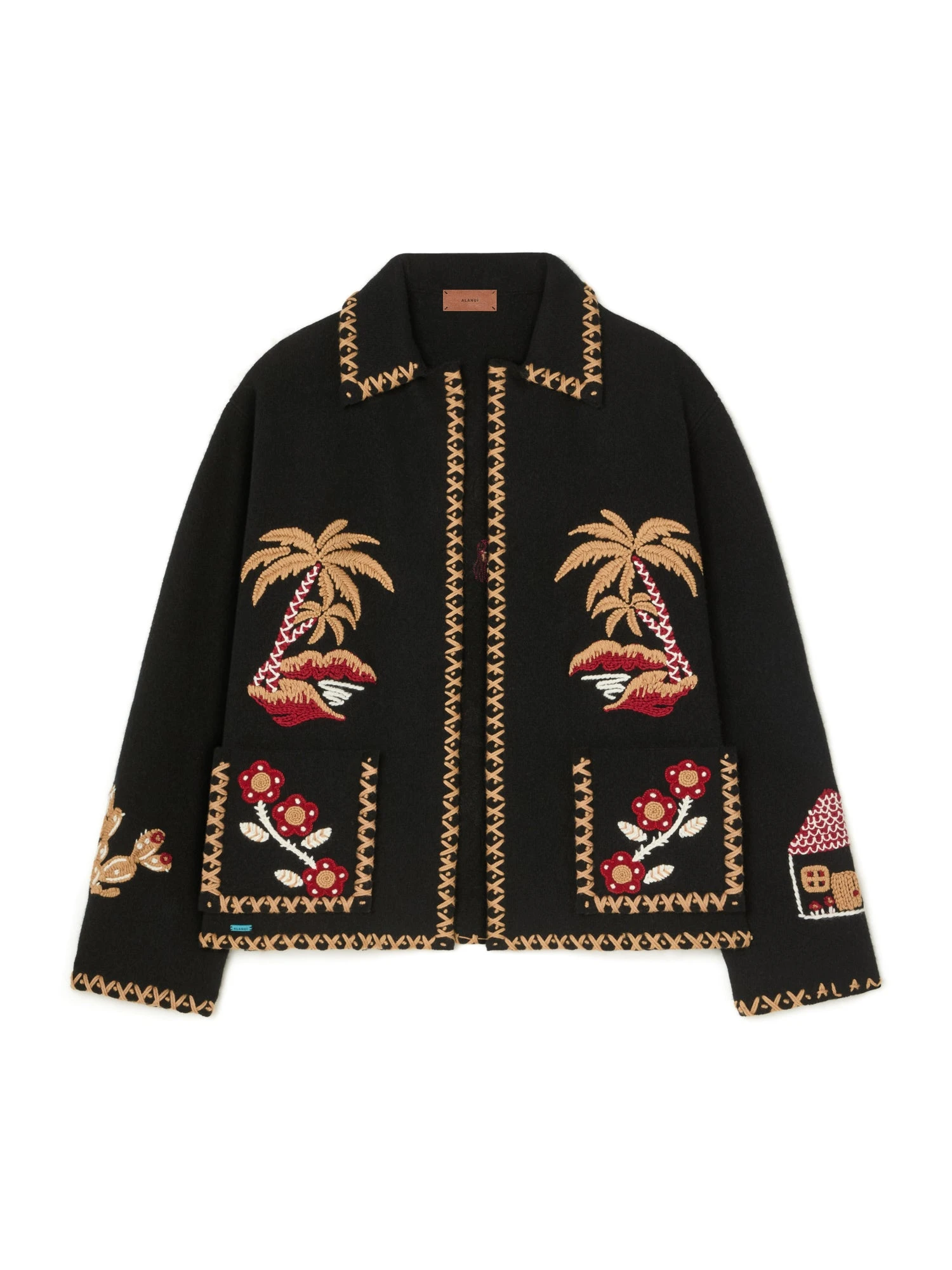 Alanui Remember Me Jacket in Black and Camel Alanui Remember Me Jacket in Black and Camel | Jackets | Coveti