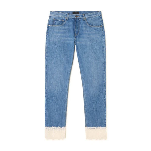 Romance Regular Denim Pants in Medium Wash