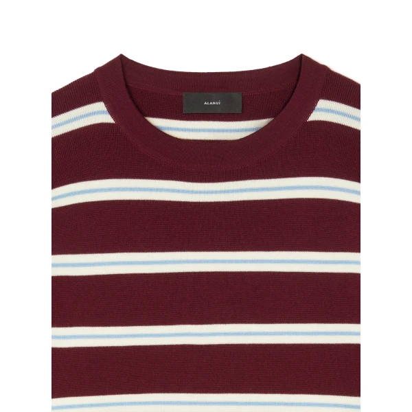 Alanui Rugby Club Double Sleeve Top in Vermouth Multicolour