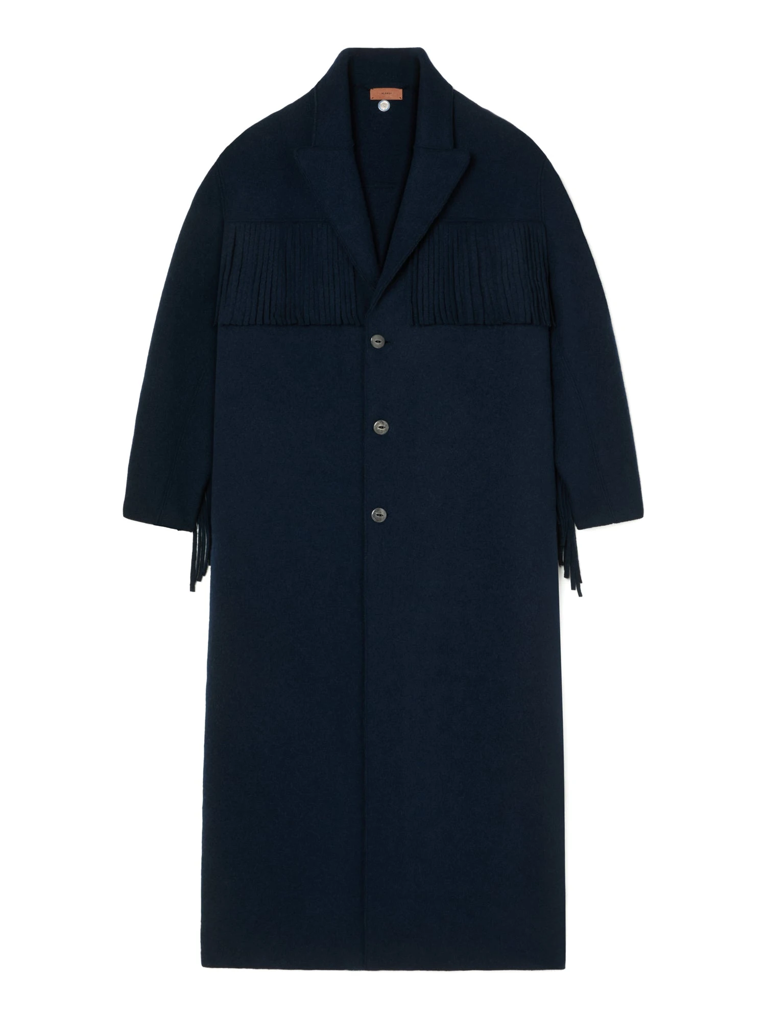 Alanui Spirit Of The West Coat in Midnight Blue Alanui Spirit Of The West Coat in Midnight Blue | Coats | Coveti