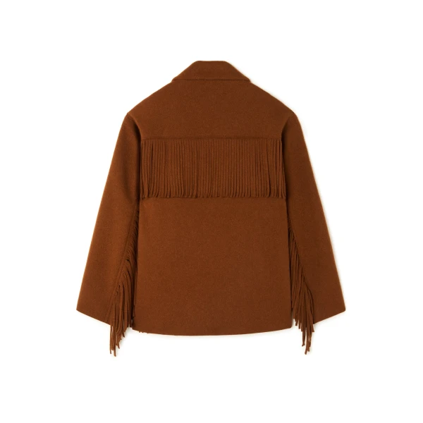 Alanui Spirit Of The West Jacket in Tabacco