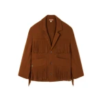 Alanui Spirit Of The West Jacket in Tabacco | Jackets | Coveti