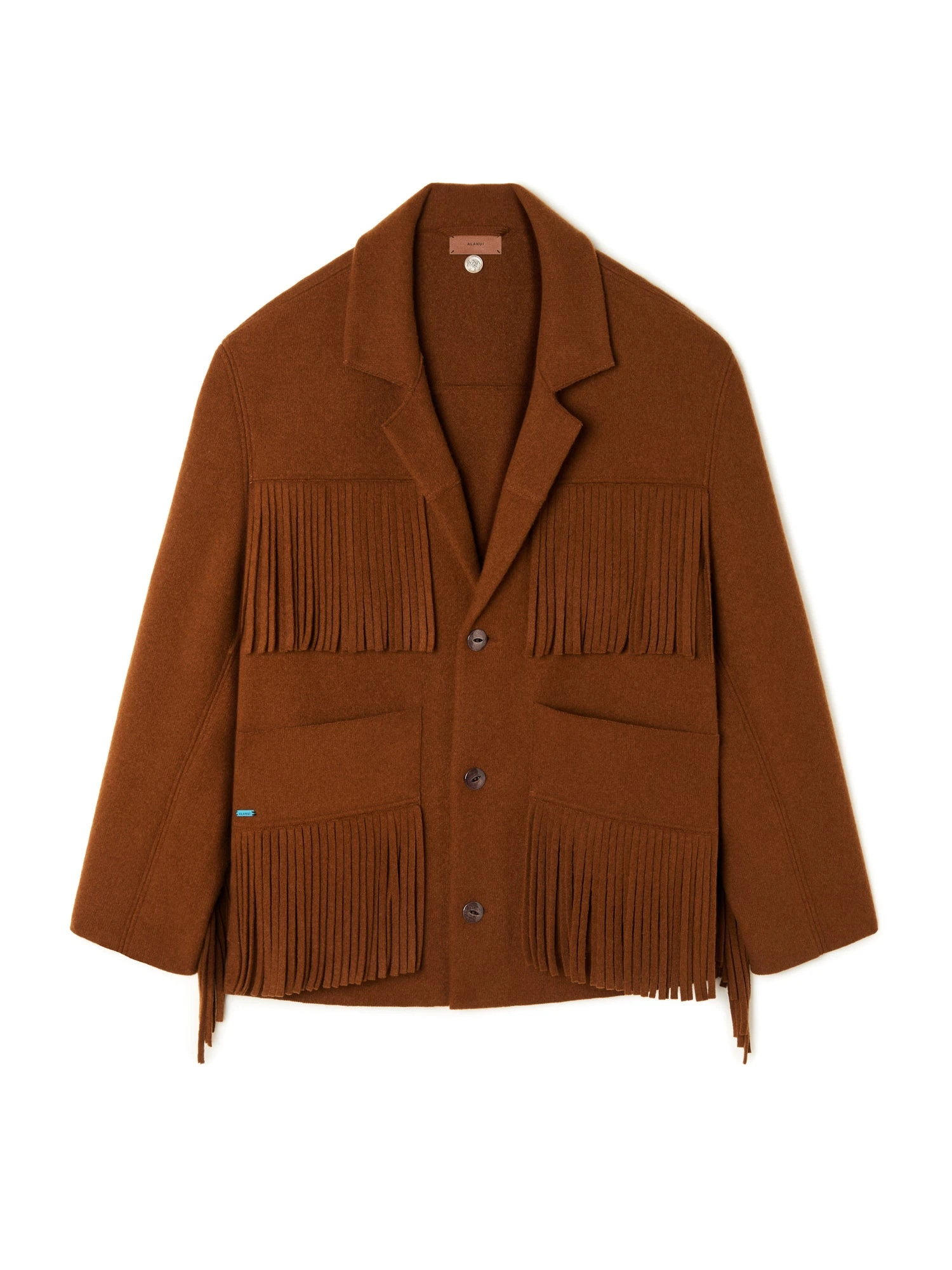 Alanui Spirit Of The West Jacket in Tabacco Alanui Spirit Of The West Jacket in Tabacco | Jackets | Coveti