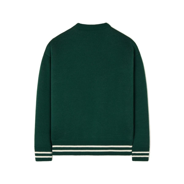 Alanui Sporty Bugs Bunny & Sylvester Sweater in Evergreen Multicolour