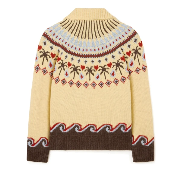 Alanui Sweet Winter Jacket in Sunlight Multicolour