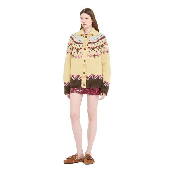 Alanui Sweet Winter Jacket in Sunlight Multicolour