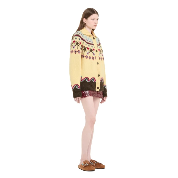 Alanui Sweet Winter Jacket in Sunlight Multicolour