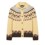 Alanui Sweet Winter Jacket in Sunlight Multicolour | Jackets | Coveti