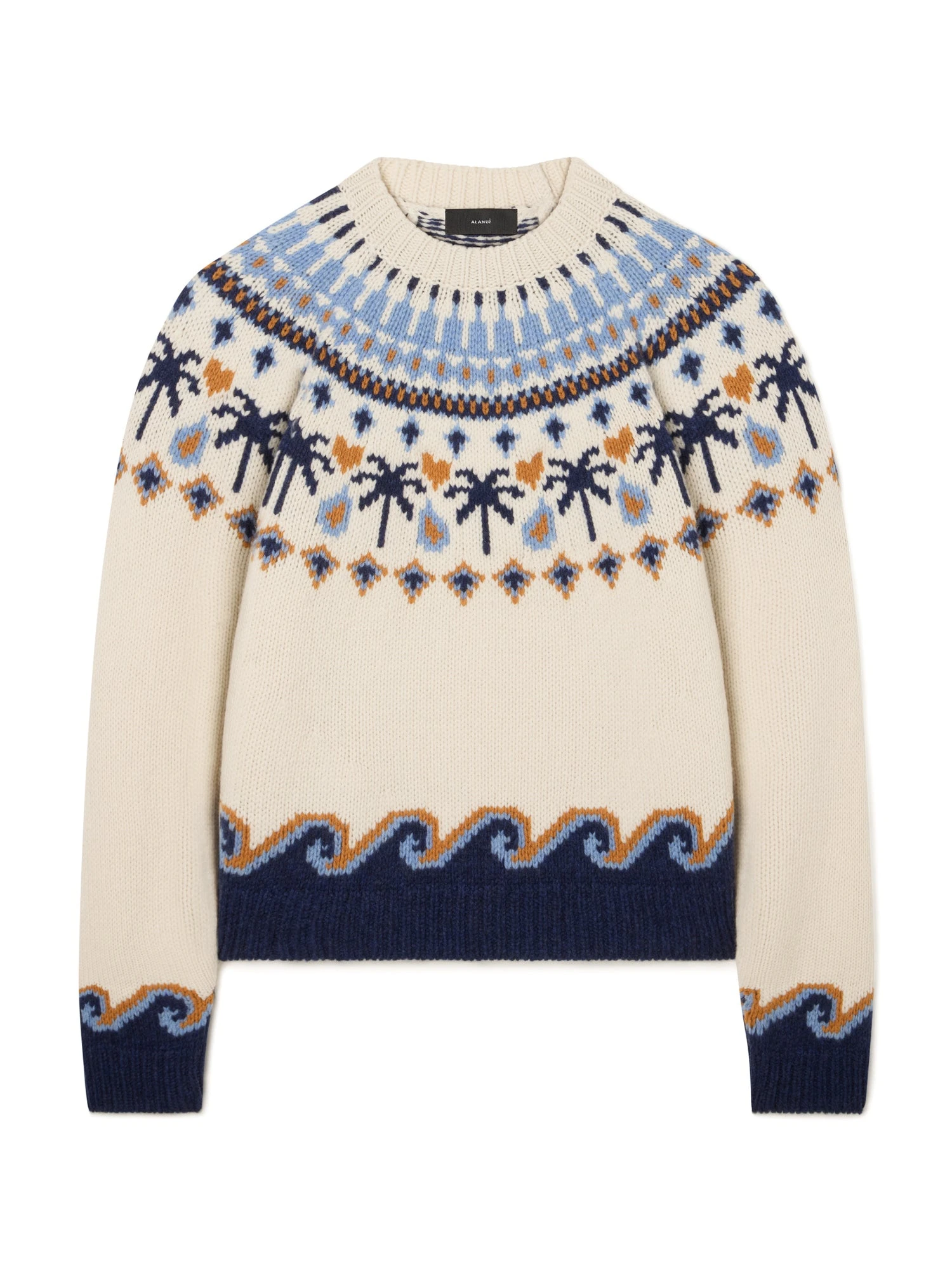 Alanui Sweet Winter Sweater in Chalk Multicolour Alanui Sweet Winter Sweater in Chalk Multicolour | Sweaters | Coveti