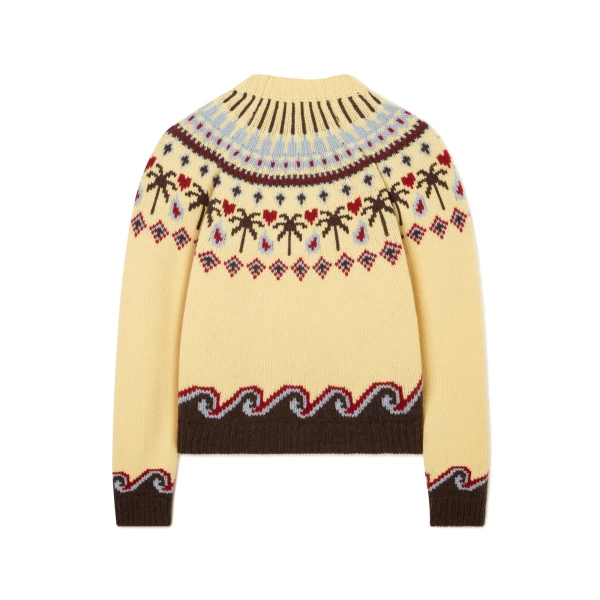 Alanui Sweet Winter Sweater in Sunlight Multicolour