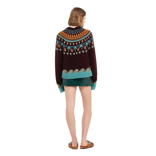Alanui Sweet Winter Sweater in Vermouth Multicolour