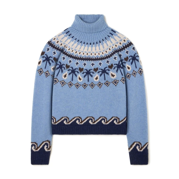 Sweet Winter Turtleneck in Onda Multicolour