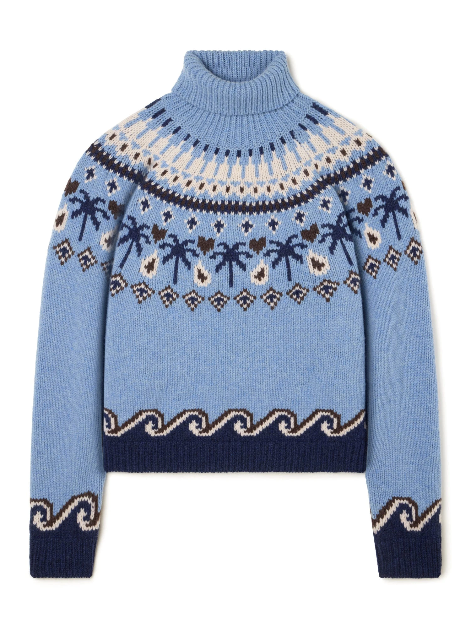 Alanui Sweet Winter Turtleneck in Onda Multicolour Alanui Sweet Winter Turtleneck in Onda Multicolour | Sweaters | Coveti