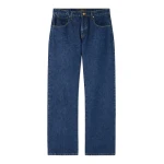Alanui Tex-Hawaii Roundtrip Regular Denim Pants in Medium Wash | Denim | Coveti