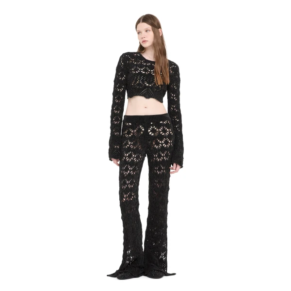 Alanui Time To Shine Pants in Charcoal