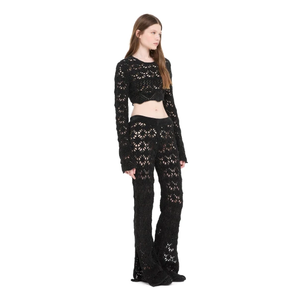 Alanui Time To Shine Pants in Charcoal