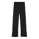 Alanui Time To Shine Pants in Charcoal | Pants | Coveti
