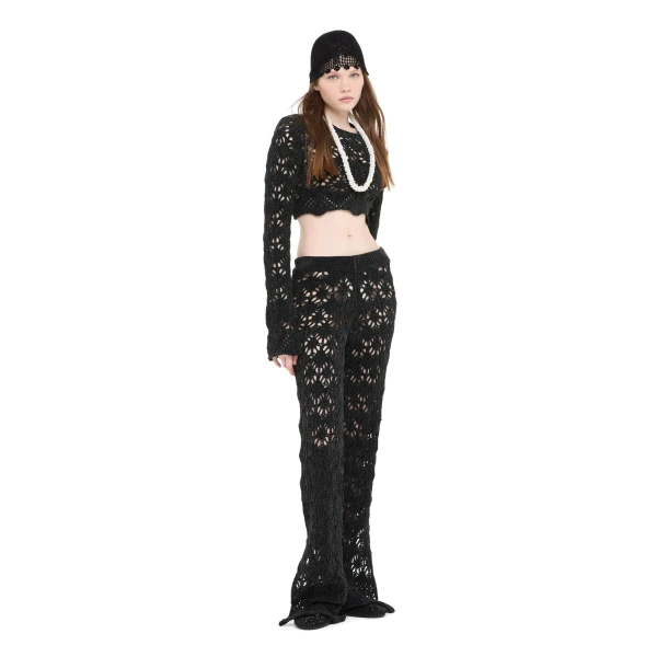 Alanui Time To Shine Top in Charcoal