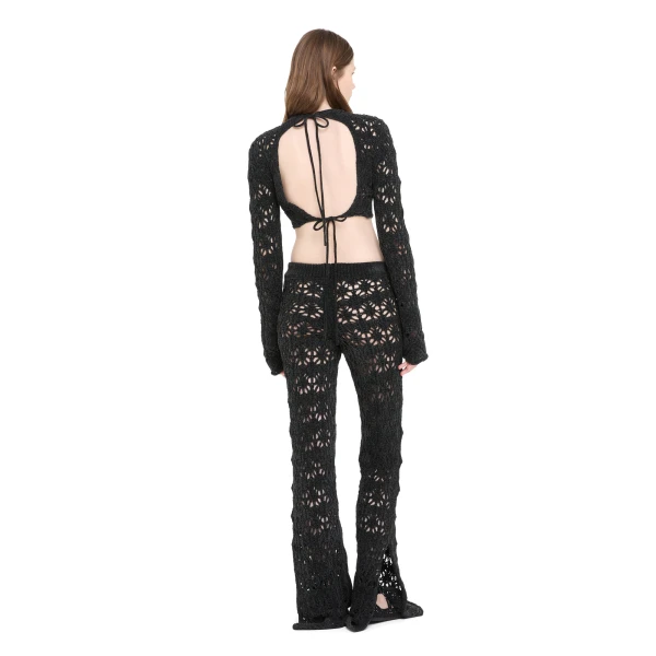 Alanui Time To Shine Top in Charcoal