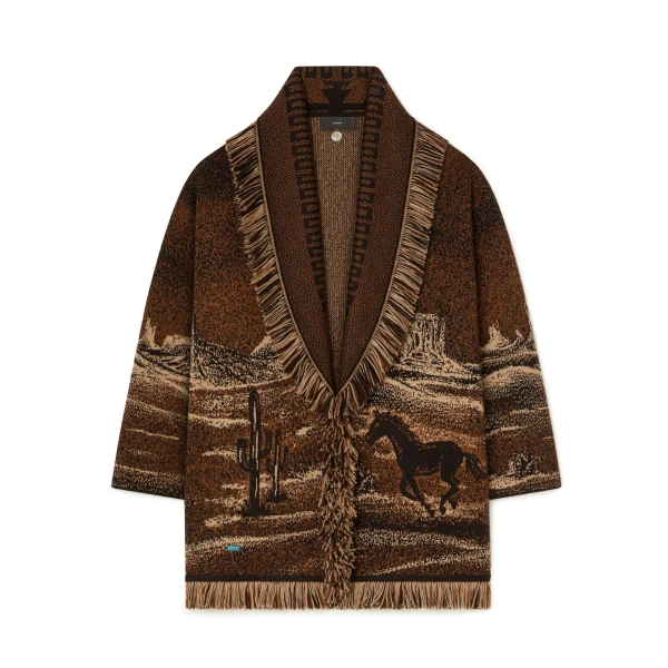 Wild Wild Cardigan in Coffee Multicolour