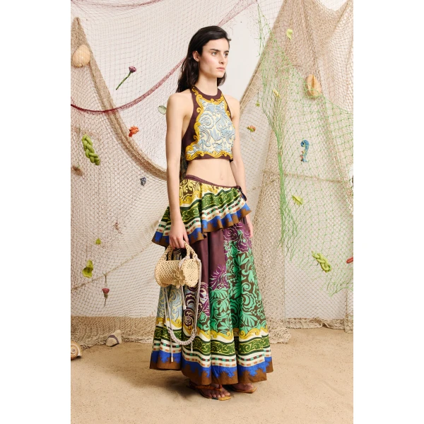 Alemais Alita Ruffle Skirt