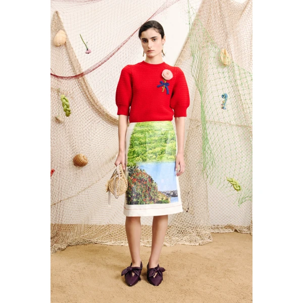Alemais Bermuda Buttercup Midi Skirt