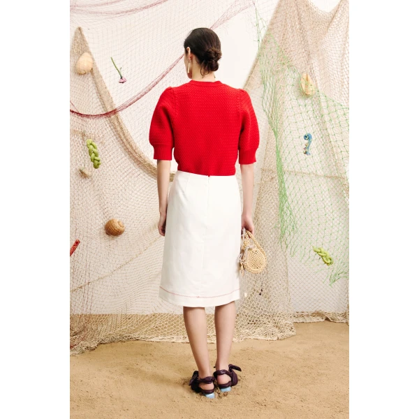 Alemais Bermuda Buttercup Midi Skirt
