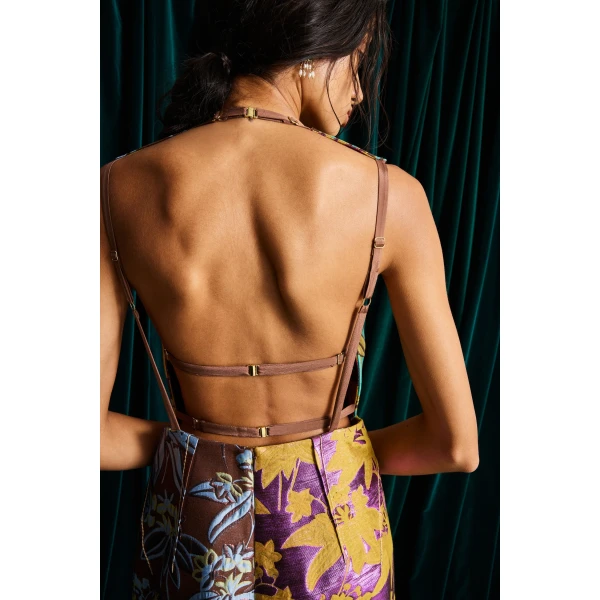 Alémais Bodie Jacquard Gown