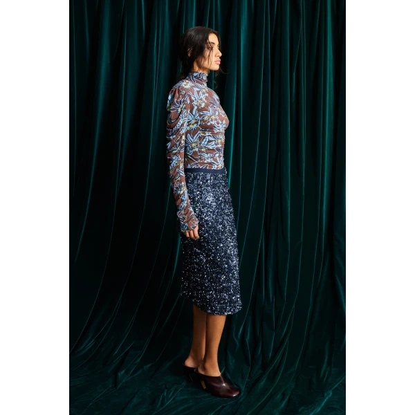 Alémais Blue skirt