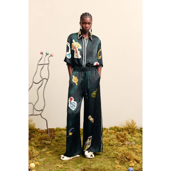 Alemais Florero Silk Pant