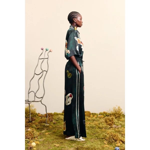 Alemais Florero Silk Pant