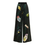 Alemais Florero Silk Pant | Wide leg pants | Coveti