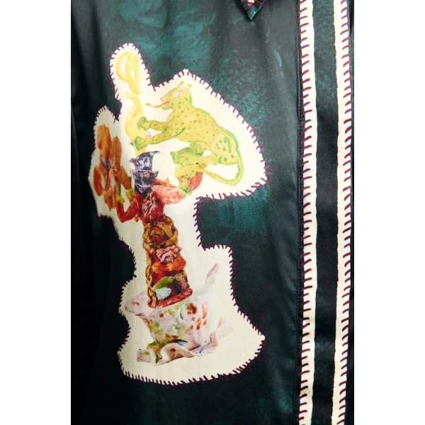 Alemais Florero Silk Shirt