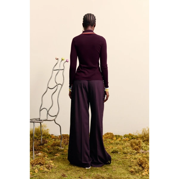 Alemais Josefina Chocolate Fitted Cardigan