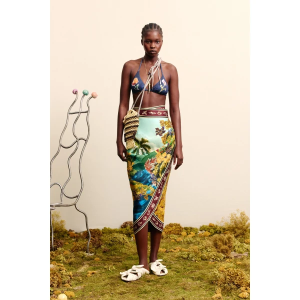 Alemais Lucena Wrap Skirt