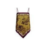 Alemais Martos Scarf Top | Sleeveless | Coveti