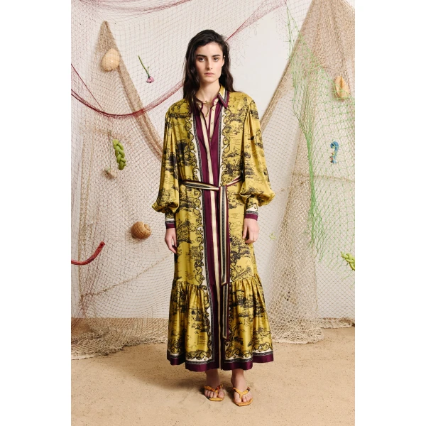 Alemais Martos Silk Shirtdress