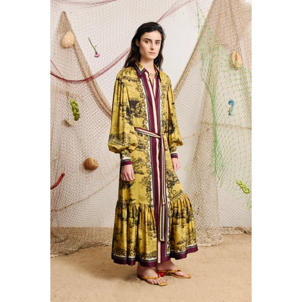 Alemais Martos Silk Shirtdress