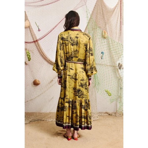Alemais Martos Silk Shirtdress