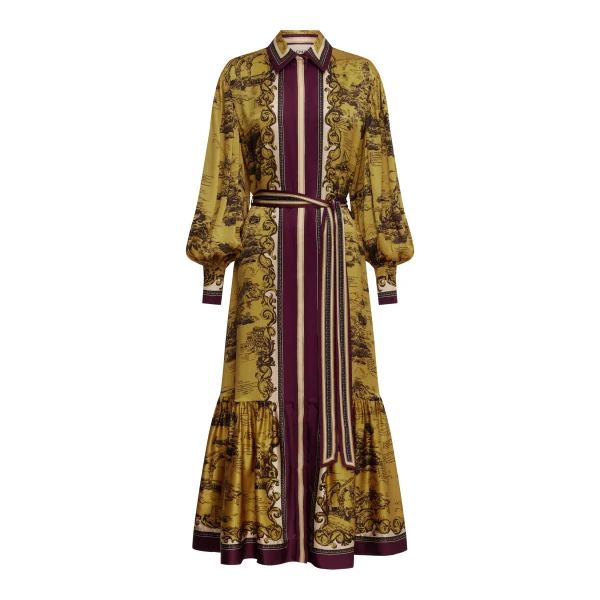 Martos Silk Shirtdress