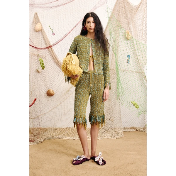Alemais Nieve Sequin Knit Pant