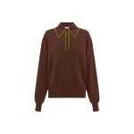 Alémais Rosette Knit Polo